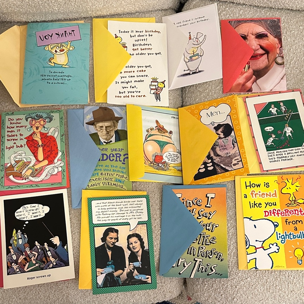 Colorful Assorted Greeting Cards